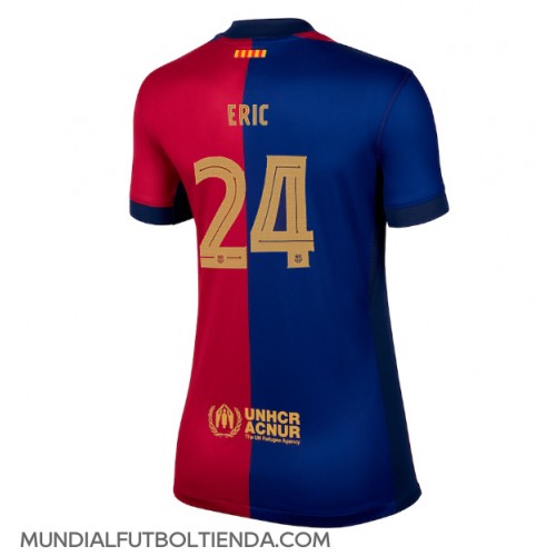 Camiseta Barcelona Eric Garcia #24 Primera Equipación Replica 2024-25 para mujer mangas cortas